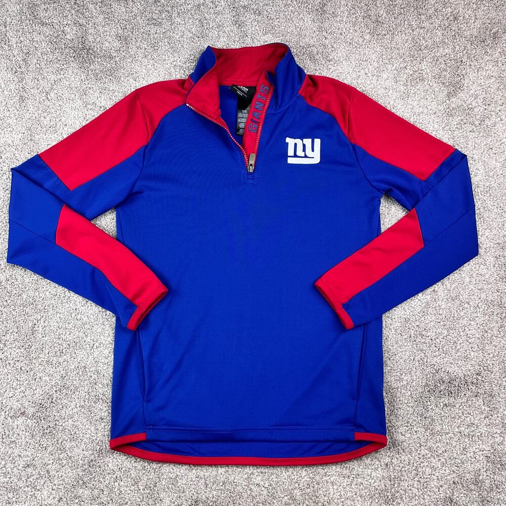 New York Giants 1/4 zip pullover Youth Large 14/16